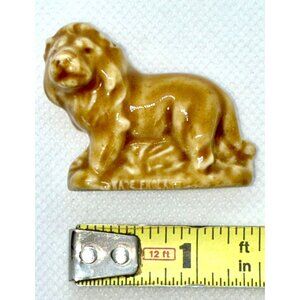 Vintage Wade Whimsies Lion, Red Rose Tea, Porcelain Miniature #a